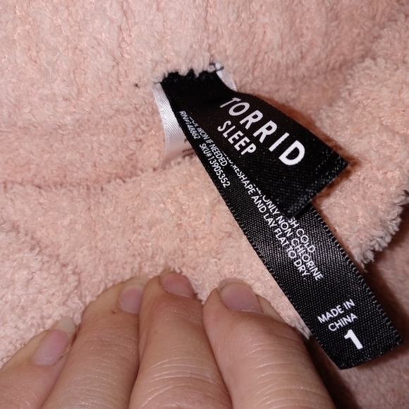 Torrid Sleep Fleece Peach Pajama Loungewear  Bottoms. 1X - Picture 6 of 7